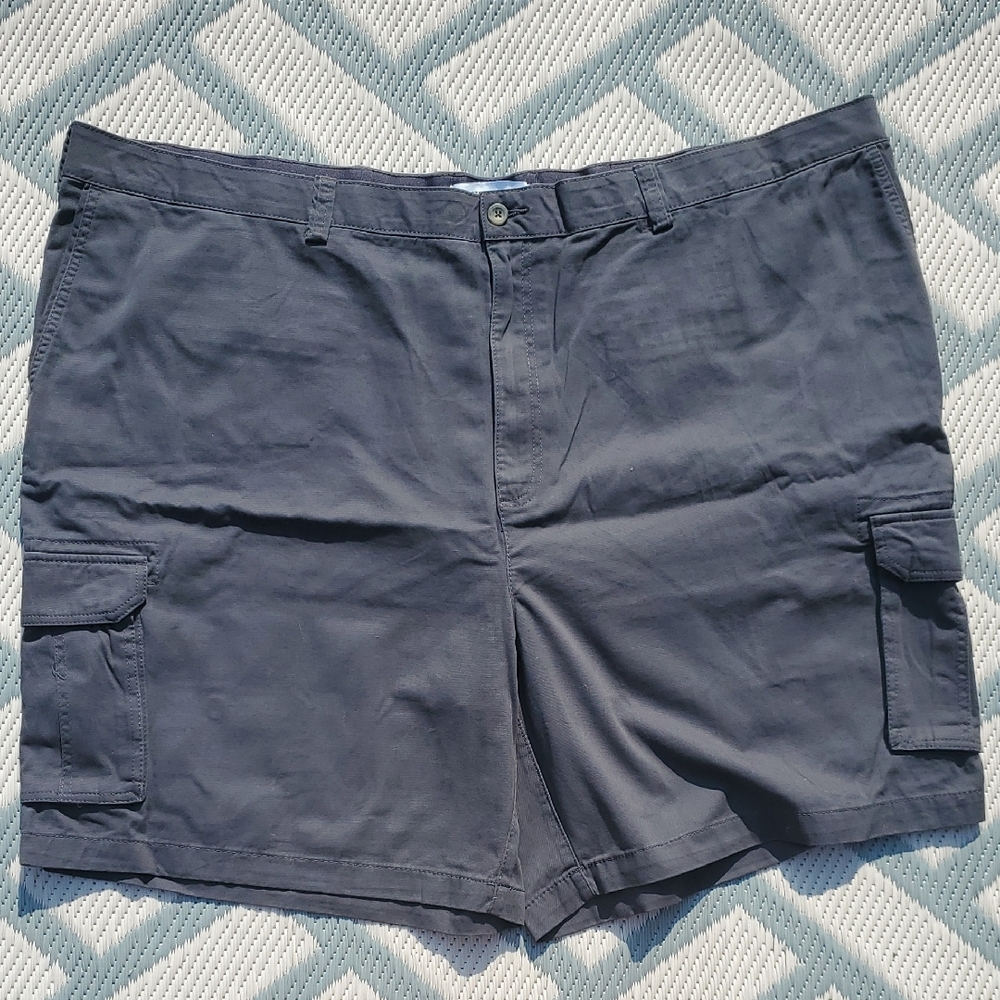2/$40 NWT Sz 56 Amazon Essentials Blue Cargo Shorts Relaxed Fit